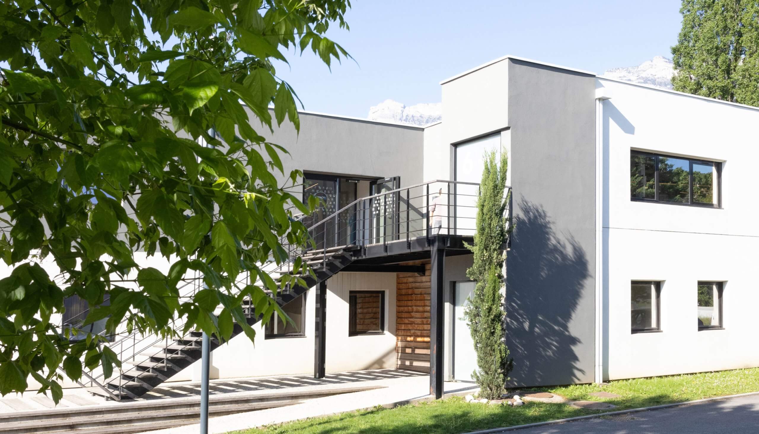 Façade des bureaux Espace4