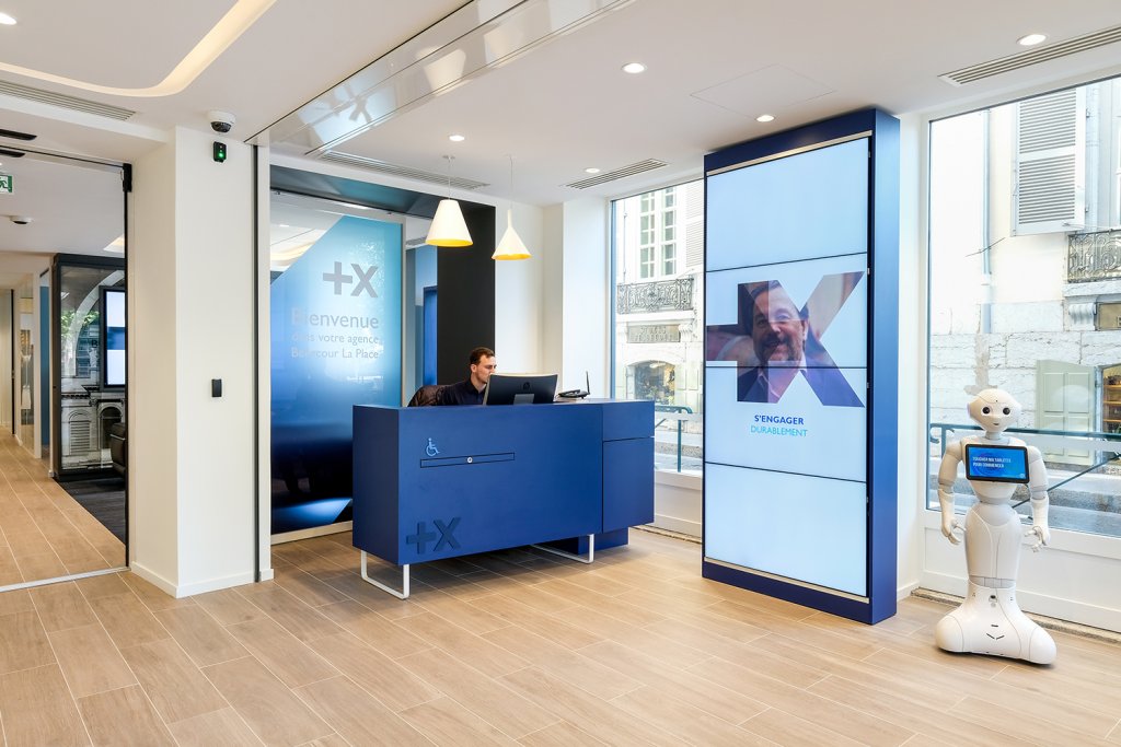aménagement d'agence bancaire