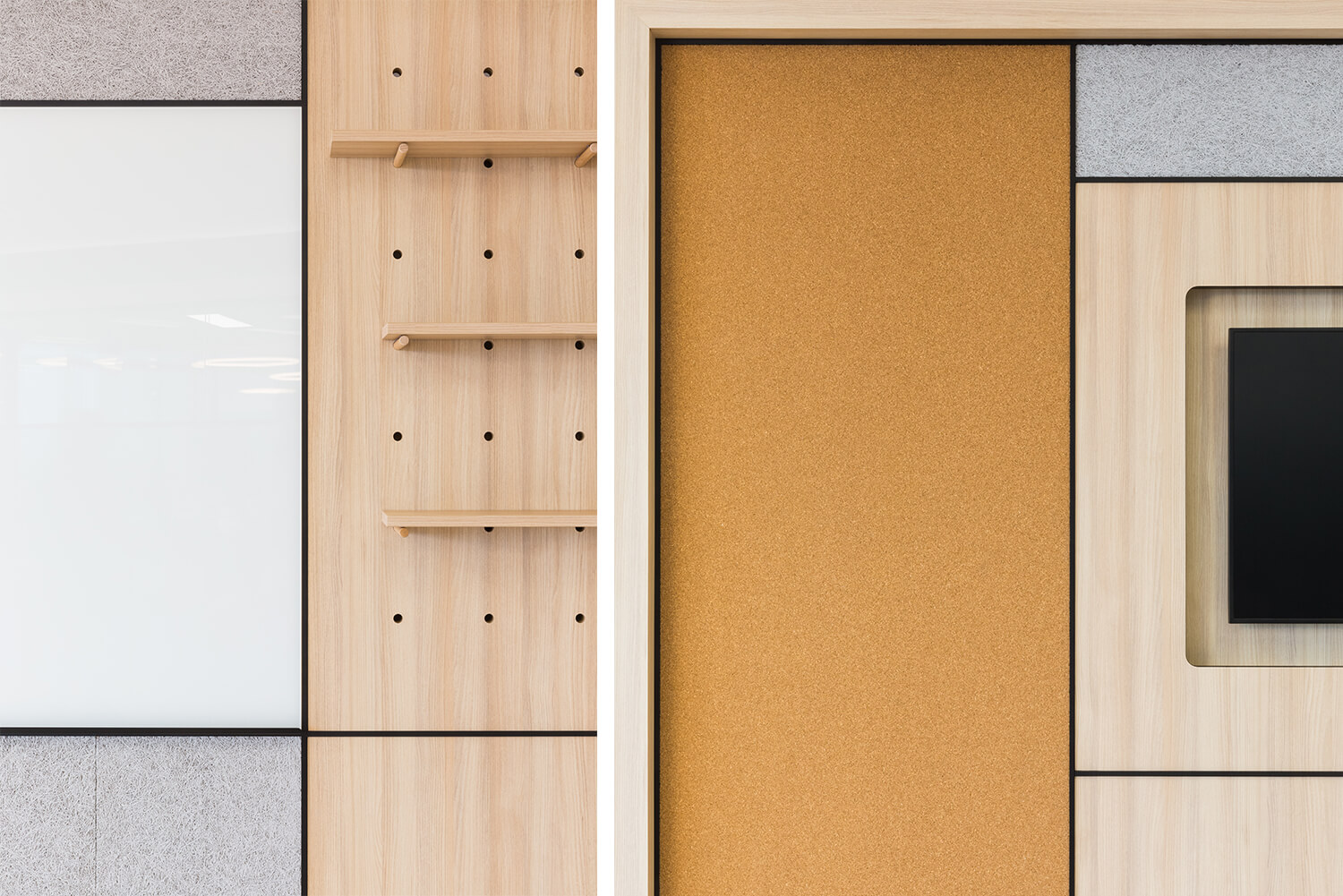 Détail d'ouvrage mobilier - aménagement de bureaux